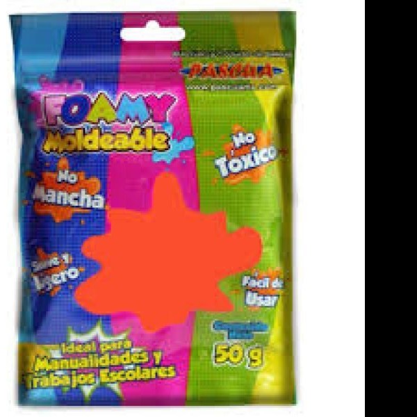 FOAMY MOLDEABLE 50G. NARANJA E.10 C.200